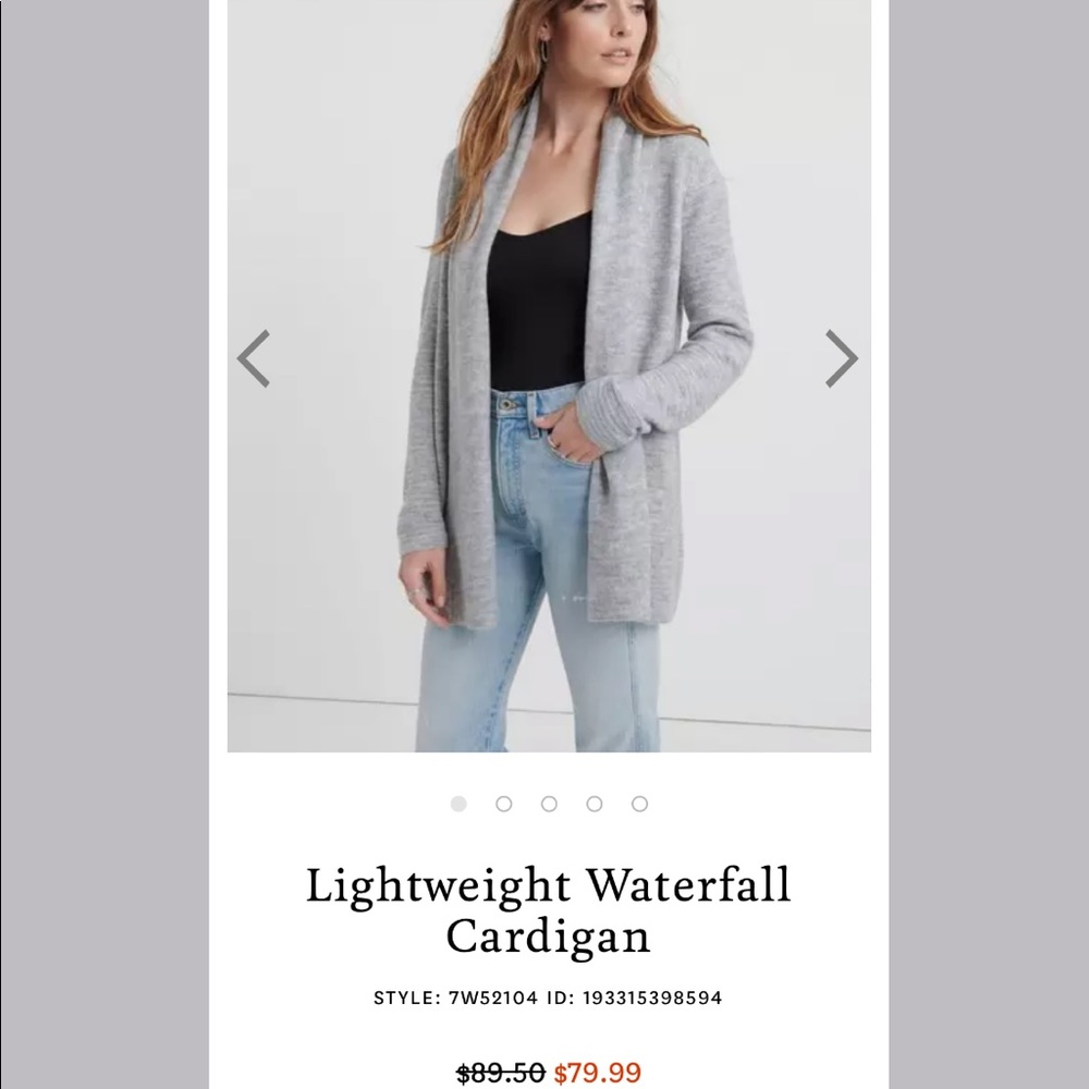 Lucky Brand oversized cardigan NWT XL